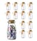 12 Pieces 100ml Small Glass Jars with lids | Small Glass Bottles Great for Food Storage, Yogurt jars, Bud Vases, Candies, Arts and Crafts, Home made Gin, Giveaways & More